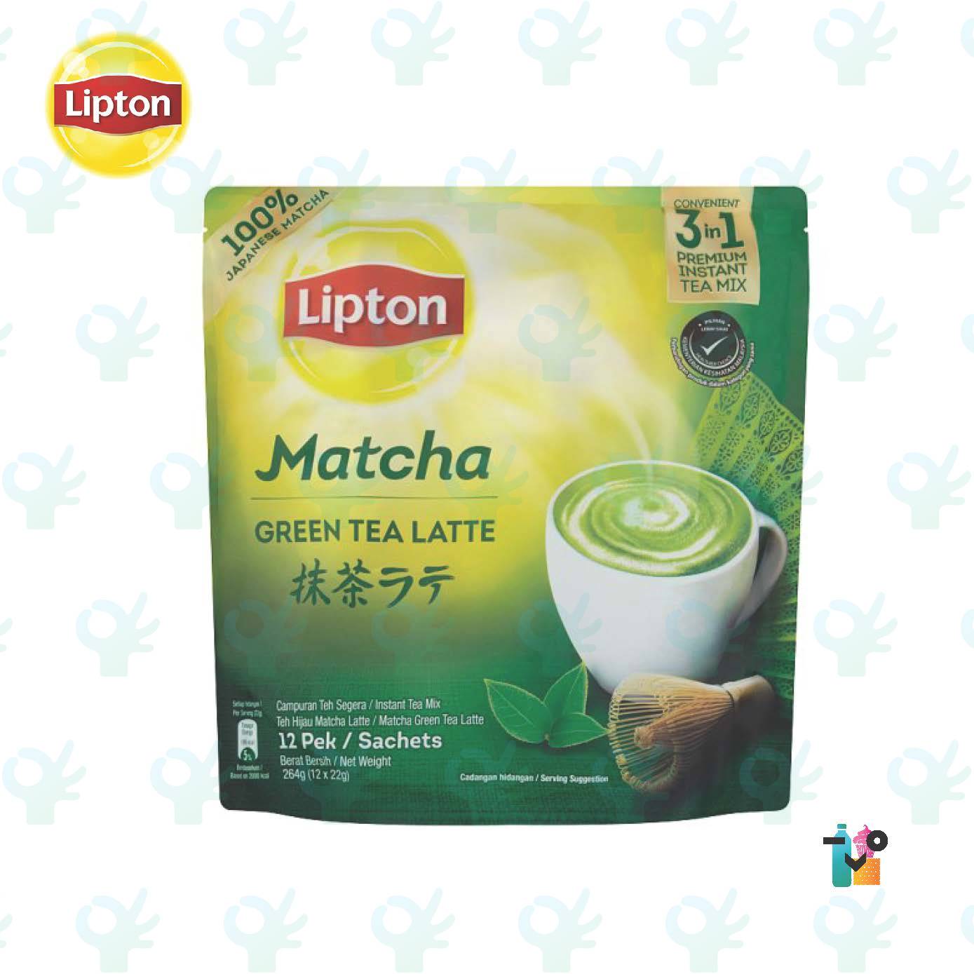 Ofiskita Lipton Matcha Green Tea Latte 12 Packs X 22G